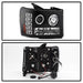 Spyder Auto 5010605 Halo Projector Headlights; Bulbs Included; Pair; Black; - Truck Part Superstore
