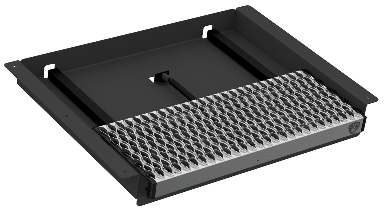 Carr 501060 WTS; 31" Retractable Step (Undermount,Ext Flat Surf); XP3 Blk /Glvznd - Truck Part Superstore