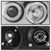 Spyder Auto 5010612 Halo Projector Headlights; Bulbs Included; Pair; Chrome; - Truck Part Superstore