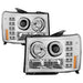 Spyder Auto 5010612 Halo Projector Headlights; Bulbs Included; Pair; Chrome; - Truck Part Superstore