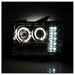 Spyder Auto 5010612 Halo Projector Headlights; Bulbs Included; Pair; Chrome; - Truck Part Superstore