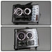 Spyder Auto 5010612 Halo Projector Headlights; Bulbs Included; Pair; Chrome; - Truck Part Superstore