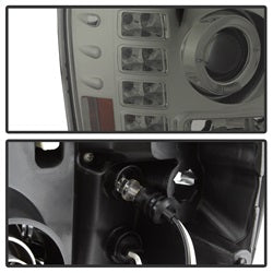 Spyder Auto 5010629 Halo Projector Headlights; High H1 And Low H1 Bulbs Included; Pair; Smoke; - Truck Part Superstore