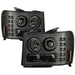 Spyder Auto 5010629 Halo Projector Headlights; High H1 And Low H1 Bulbs Included; Pair; Smoke; - Truck Part Superstore