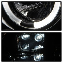 Spyder Auto 5010629 Halo Projector Headlights; High H1 And Low H1 Bulbs Included; Pair; Smoke; - Truck Part Superstore