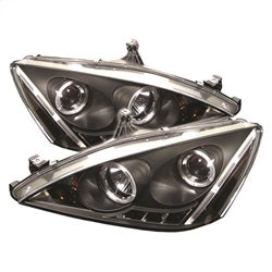 Spyder Auto 5010636 Halo LED Projector Headlights; Bulbs Included; Pair; Black; - Truck Part Superstore