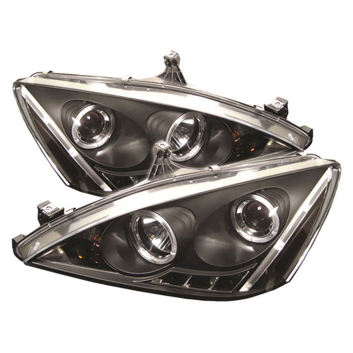 Spyder Auto 5010636 Halo LED Projector Headlights; Bulbs Included; Pair; Black; - Truck Part Superstore