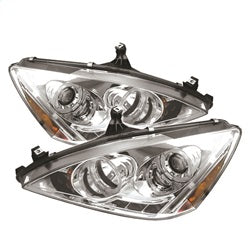 Spyder Auto 5010643 Halo LED Projector Headlights; Bulbs Included; Pair; Chrome; - Truck Part Superstore