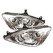 Spyder Auto 5010643 Halo LED Projector Headlights; Bulbs Included; Pair; Chrome; - Truck Part Superstore