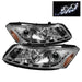 Spyder Auto 5010674 DRL LED Projector Headlights; Bulbs Included; Pair; Chrome; - Truck Part Superstore