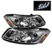 Spyder Auto 5010674 DRL LED Projector Headlights; Bulbs Included; Pair; Chrome; - Truck Part Superstore