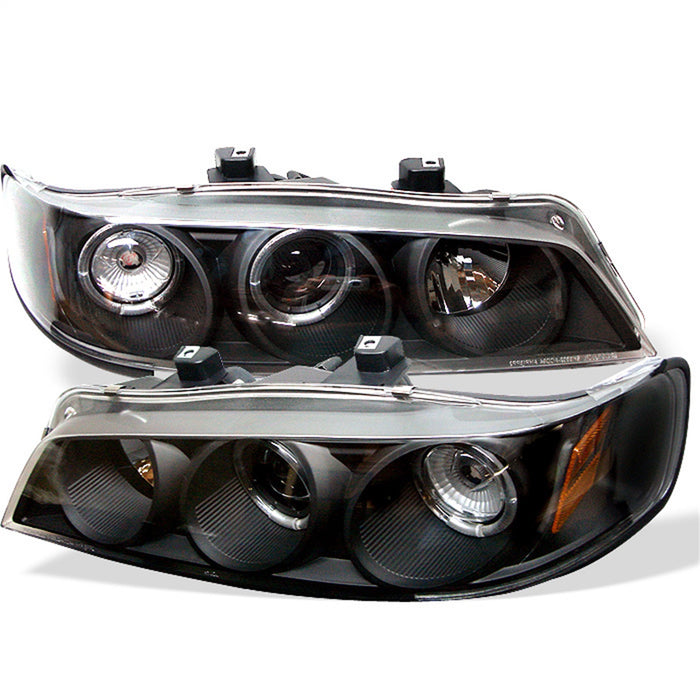 Spyder Auto 5010698 Halo Projector Headlights; 1 pc.; Bulbs Included; Pair; Black; - Truck Part Superstore