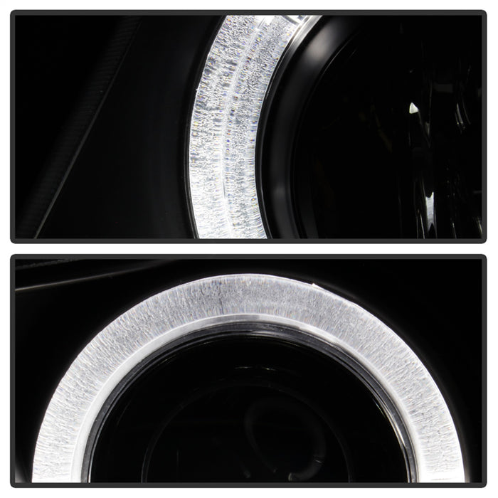 Spyder Auto 5010780 Halo Projector Headlights; Bulbs Included; Pair; Black; - Truck Part Superstore