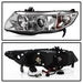 Spyder Auto 5010797 Halo Projector Headlights; Bulbs Included; Pair; Chrome; - Truck Part Superstore
