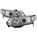 Spyder Auto 5010797 Halo Projector Headlights; Bulbs Included; Pair; Chrome; - Truck Part Superstore