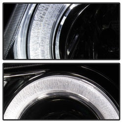 Spyder Auto 5010797 Halo Projector Headlights; Bulbs Included; Pair; Chrome; - Truck Part Superstore
