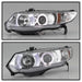 Spyder Auto 5010797 Halo Projector Headlights; Bulbs Included; Pair; Chrome; - Truck Part Superstore