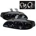 Spyder Auto 5010865 Halo Projector Headlights; 1 pc.; Bulbs Included; Pair; Smoke; - Truck Part Superstore