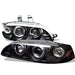 Spyder Auto 5010872 Halo Projector Headlights; 1 pc.; Bulbs Included; Pair; Black; - Truck Part Superstore