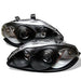 Spyder Auto 5010902 Halo Projector Headlights; Bulbs Included; Pair; Black; - Truck Part Superstore