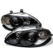 Spyder Auto 5010902 Halo Projector Headlights; Bulbs Included; Pair; Black; - Truck Part Superstore