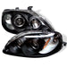 Spyder Auto 5010933 Halo Projector Headlights; Bulbs Included; Pair; Black; - Truck Part Superstore