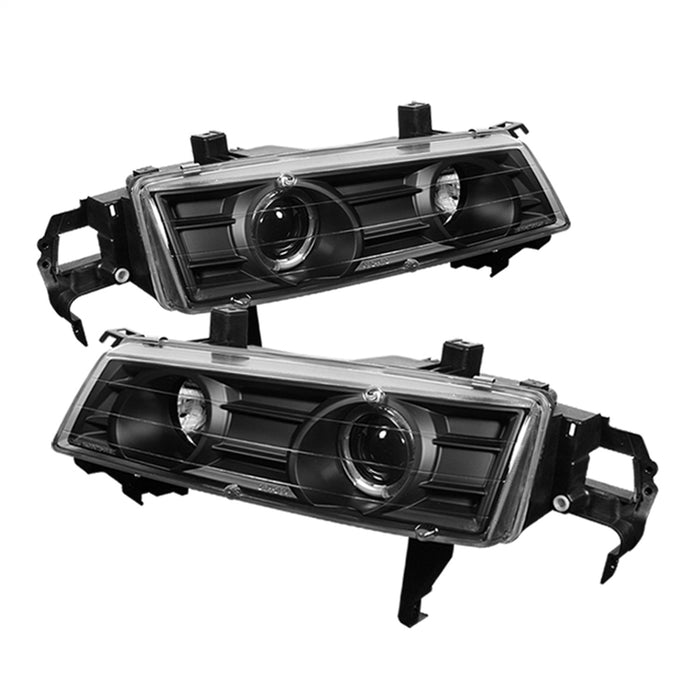 Spyder Auto 5010995 Halo Projector Headlights; Bulbs Included; Pair; Black; - Truck Part Superstore