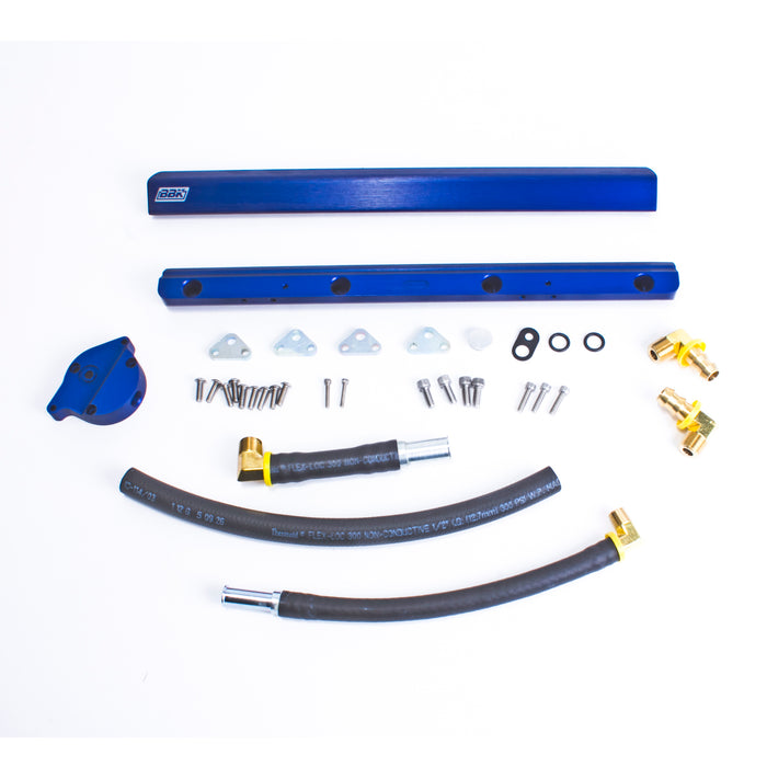 BBK Performance Parts 5010 1986-1993 MUSTANG 5.0 HIGH FLOW CNC BILLET ALUMINUM FUEL RAIL KIT - Truck Part Superstore