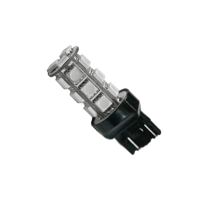 Oracle Lighting 5011-003 7443 18 LED 3-Chip SMD Bulb, Red, Single - Truck Part Superstore