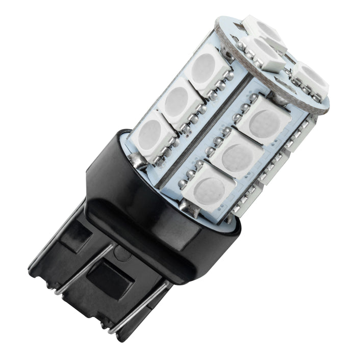 Oracle Lighting 5011-005 7443 18 LED 3-Chip SMD Bulb, Amber, Single - Truck Part Superstore
