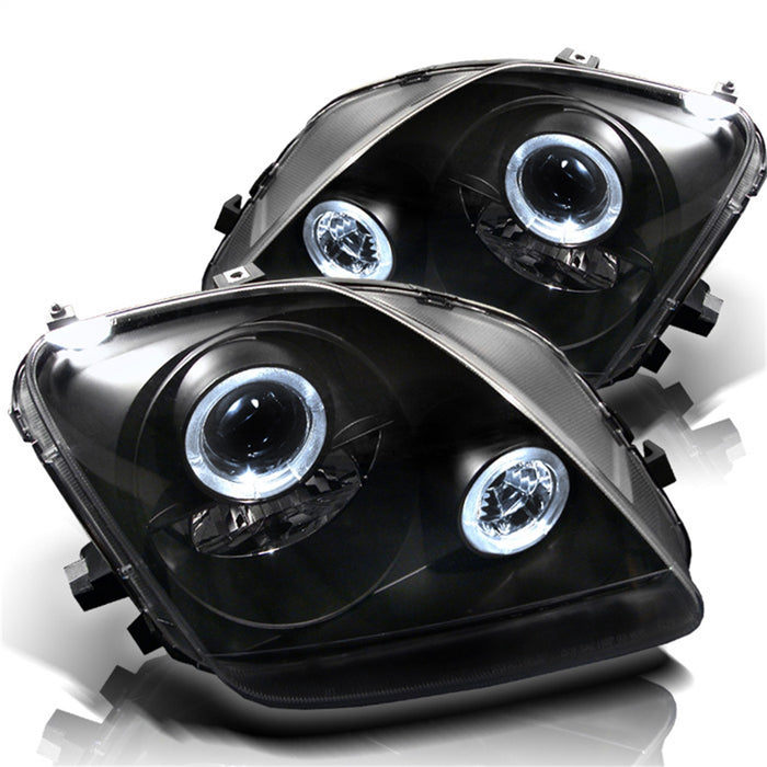 Spyder Auto 5011039 Halo Projector Headlights; Bulbs Included; Pair; Black; - Truck Part Superstore