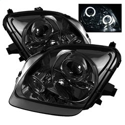Spyder Auto 5011053 Halo Projector Headlights; Bulbs Included; Pair; Smoke; - Truck Part Superstore