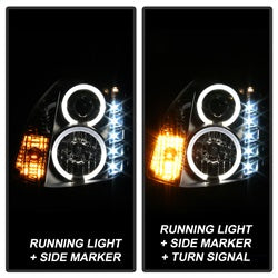 Spyder Auto 5011060 Halo DRL LED Projector Headlight - Truck Part Superstore