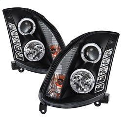 Spyder Auto 5011060 Halo DRL LED Projector Headlight - Truck Part Superstore