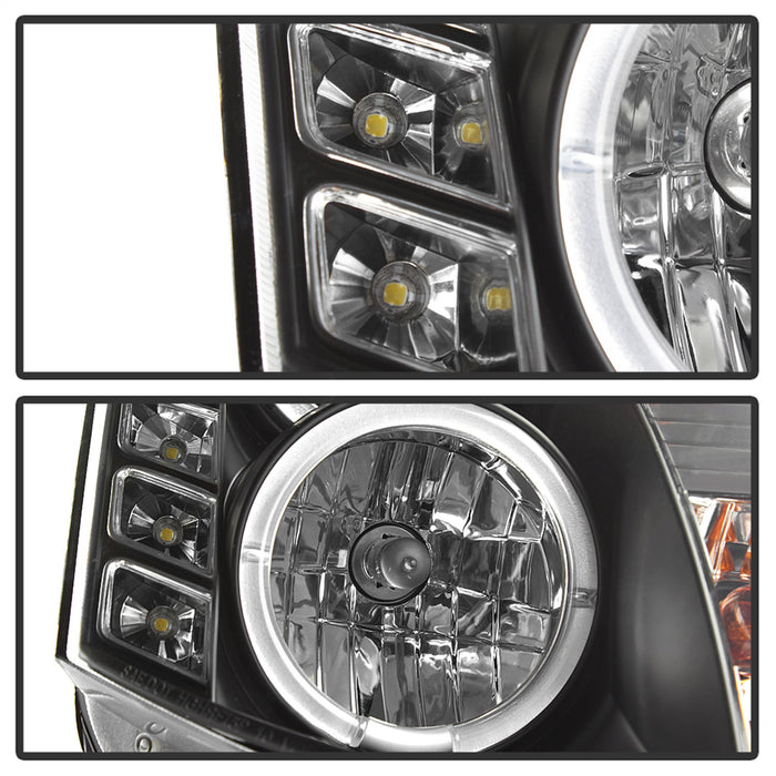 Spyder Auto 5011060 Halo DRL LED Projector Headlight - Truck Part Superstore