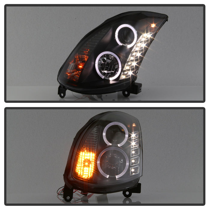 Spyder Auto 5011060 Halo DRL LED Projector Headlight - Truck Part Superstore