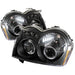 Spyder Auto 5011091 Halo LED Projector Headlights; Bulbs Included; Pair; Black; - Truck Part Superstore