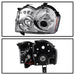 Spyder Auto 5011107 Halo LED Projector Headlights; Bulbs Included; Pair; Chrome; - Truck Part Superstore