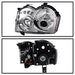 Spyder Auto 5011107 Halo LED Projector Headlights; Bulbs Included; Pair; Chrome; - Truck Part Superstore