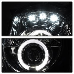 Spyder Auto 5011107 Halo LED Projector Headlights; Bulbs Included; Pair; Chrome; - Truck Part Superstore