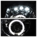Spyder Auto 5011107 Halo LED Projector Headlights; Bulbs Included; Pair; Chrome; - Truck Part Superstore