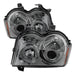 Spyder Auto 5011114 Halo LED Projector Headlights; Uses T10 LED Ultra White LED Bulb; Pair; Smoke; - Truck Part Superstore
