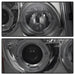 Spyder Auto 5011114 Halo LED Projector Headlights; Uses T10 LED Ultra White LED Bulb; Pair; Smoke; - Truck Part Superstore