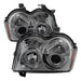 Spyder Auto 5011114 Halo LED Projector Headlights; Uses T10 LED Ultra White LED Bulb; Pair; Smoke; - Truck Part Superstore