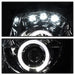 Spyder Auto 5011114 Halo LED Projector Headlights; Uses T10 LED Ultra White LED Bulb; Pair; Smoke; - Truck Part Superstore
