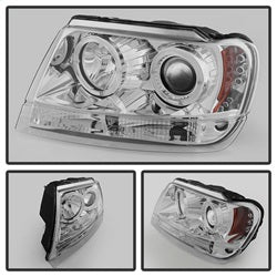 Spyder Auto 5011152 Halo LED Projector Headlights - Truck Part Superstore