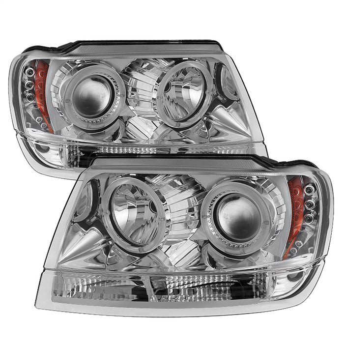 Spyder Auto 5011152 Halo LED Projector Headlights - Truck Part Superstore