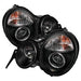 Spyder Auto 5011275 Halo Projector Headlights; Bulbs Included; Pair; Black; - Truck Part Superstore