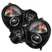 Spyder Auto 5011299 Halo Projector Headlights; Bulbs Included; Pair; Black; - Truck Part Superstore