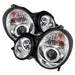 Spyder Auto 5011305 Halo Projector Headlights; Bulbs Included; Pair; Chrome; - Truck Part Superstore